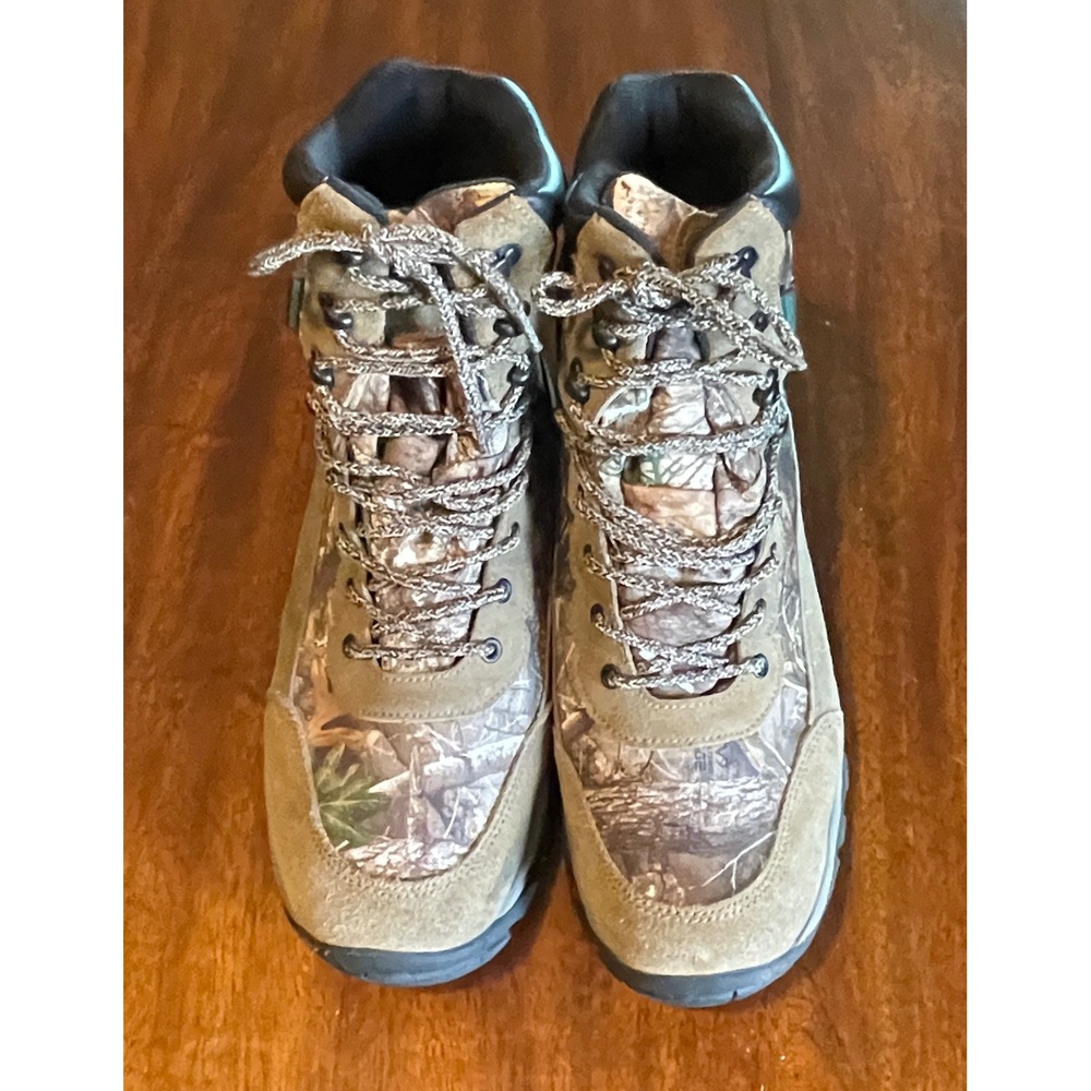 Winchester Waterproof Camo‎ Hunting Boots Men's Size 13M Leather Fabric Upper
